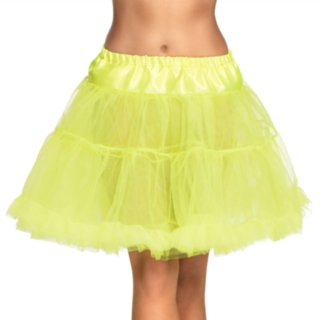 Petticoat Kjol Neongul