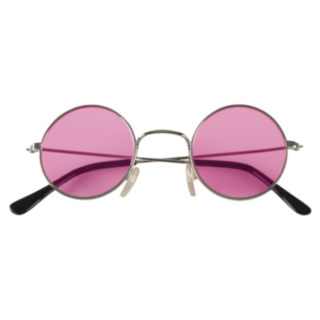 Hippie Partyglasögon Rosa