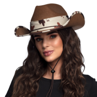 Texas Cowboyhatt Brun