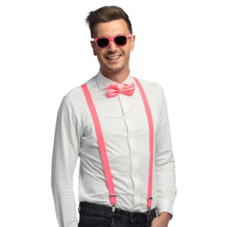 Neon Party Outfit Ljusrosa