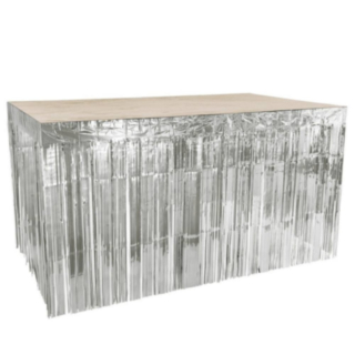 Bordskjol Metallisk Silver