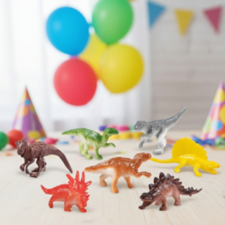 Små Dinosauriefigurer