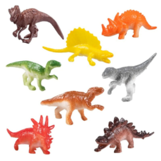 Små Dinosauriefigurer