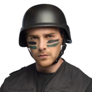 Taktik SWAT Hjälm Svart