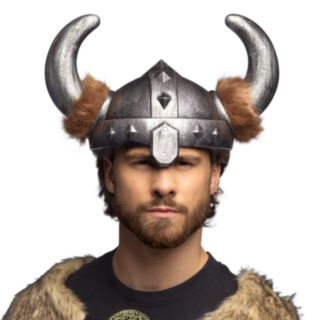 Vikingahjälm Med Avtagbara Horn