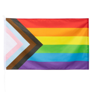 Progress Pride Flagga