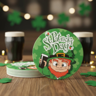 St. Patrick's Day Glasunderlägg