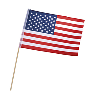 USA Flagga På Pinne
