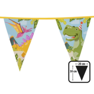 Dinosaurie Party Vimpelgirlang