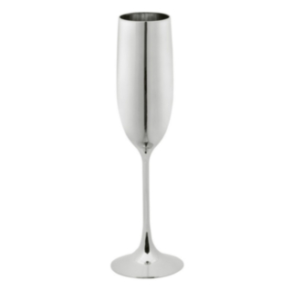 Plast Champagneglas Silver
