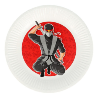Ninja Party Papperstallrikar