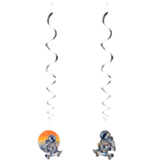 Astronaut Skater Swirls
