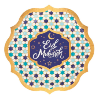 Eid Mubarak Papptallrikar