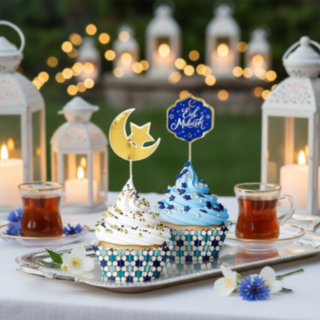 Eid Mubarak Muffinsformar & Tårtpinnar
