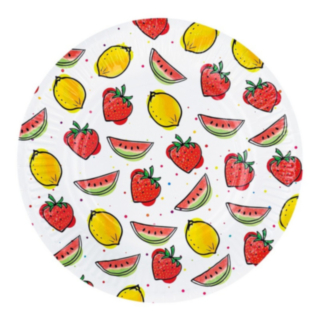Sommarfrukt Tallrikar