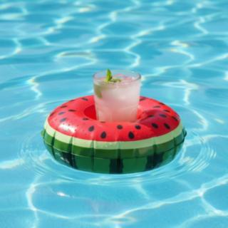 Uppblåsbar Vattenmelon Mugghållare