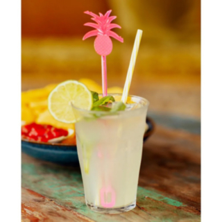 Ananas Drinkpinnar Multifärgade