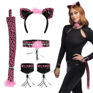 Leopard Set Rosa