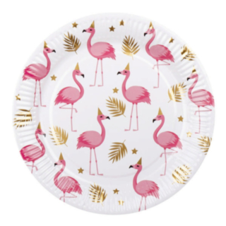 Tallrikar Pink Flamingo