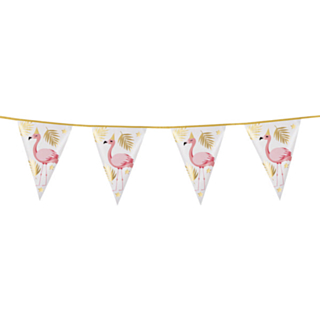 Rosa Flamingo Vimpelgirlang