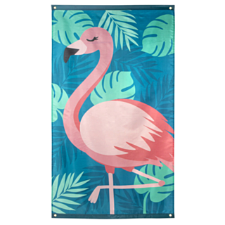 Hängande Flamingo Banner