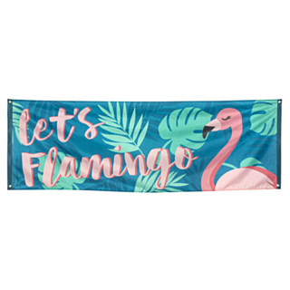 Let's Flamingo Banner