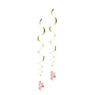 Flamingo Swirls