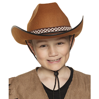 Brun Cowboyhatt Barn