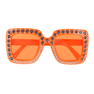 Bling Glasögon Orange