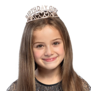 Birthday Girl Tiara Roséguld