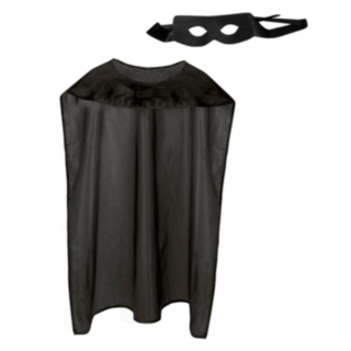 Superhjälte Mantel & Ögonmask