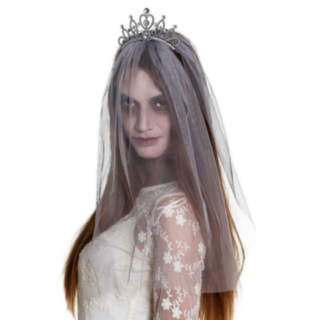 Spökprinsessa Hårband & Slöja
