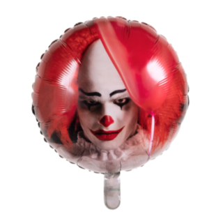 Rund Killer Clown Folieballong