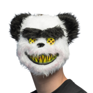 Blodig Panda Plyschmask