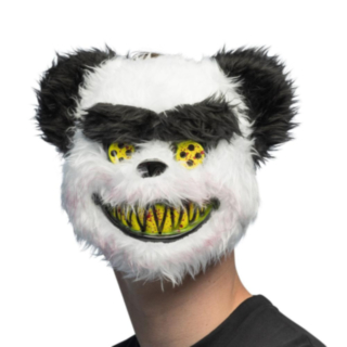 Blodig Panda Plyschmask