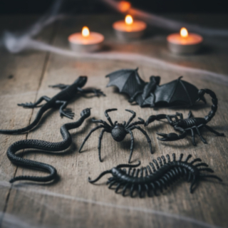 Halloween Kryp Svart