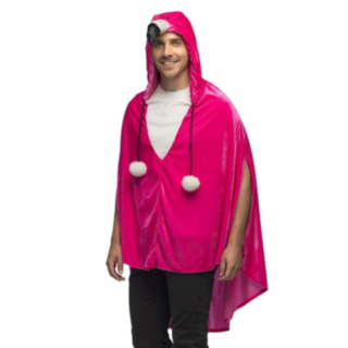 Flamingo Poncho Maskeraddräkt