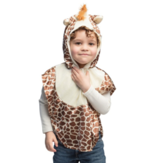 Giraff Poncho Barndräkt