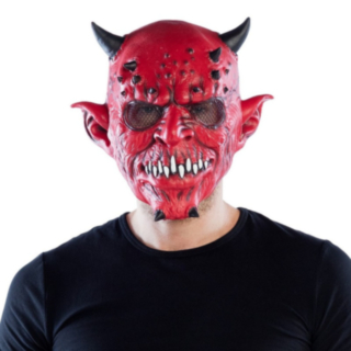 Creepy Djävul Mask
