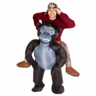 Uppblåsbar Gorilla Maskeraddräkt