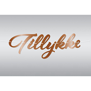 Girlang Tillykke Koppar