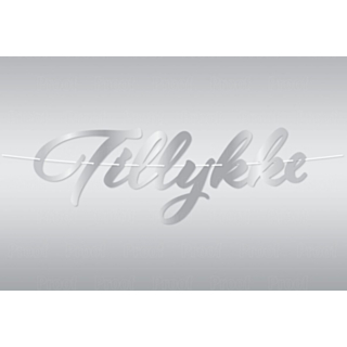 Girlang Tillykke Silver