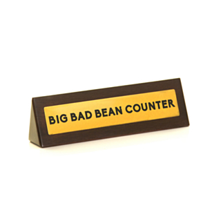 Kontor Titelskylt - Bean Counter