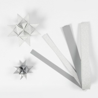 Julstjärnor Remsor DIY Silver