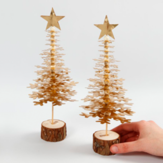 Julgranar: Guld, DIY