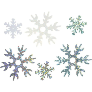 Snöflingor Paljettkonfetti