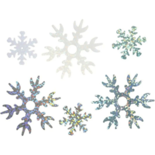 Snöflingor Paljettkonfetti