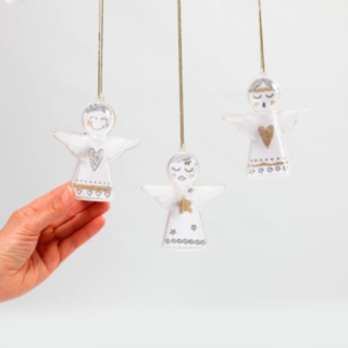 Änglafigur Julpynt DIY