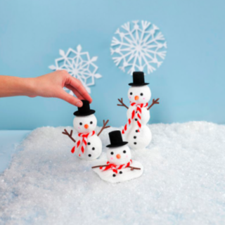 Snögubbe Modellset DIY