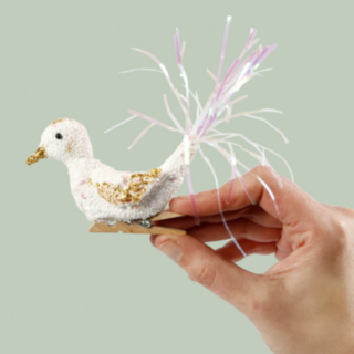 Fågel på Klädnypa Julgranspynt, DIY